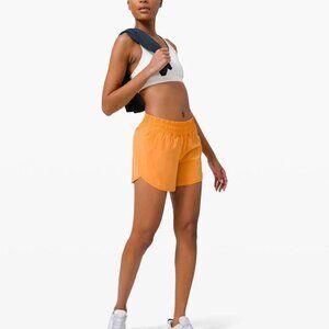 Lululemon Track That Shorts in Monarch Orange